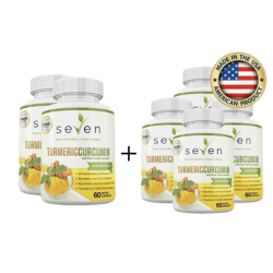 6 Bottles Of Premium Turmeric Curcumin